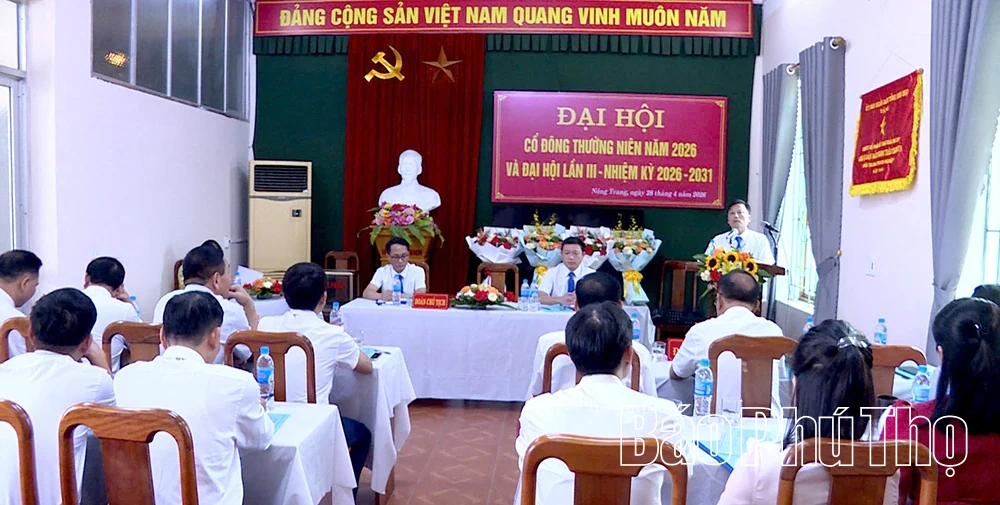 Công ty Cổ phần xử lý chất thải Phú Thọ tổ chức Đại hội cổ đông lần thứ III, nhiệm kỳ 2026 -2031