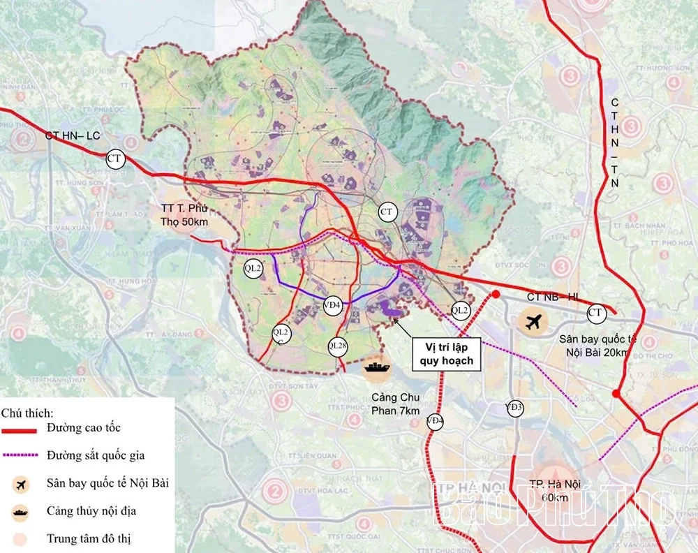 Công bố công khai Quy hoạch phân khu Khu công nghiệp Bình Xuyên - Yên Lạc I