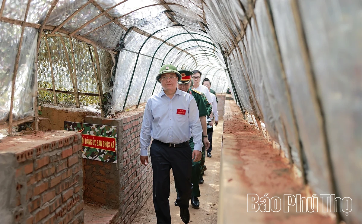 Luyện tập diễn tập tác chiến xã Đồng Lương trong khu vực phòng thủ năm 2026