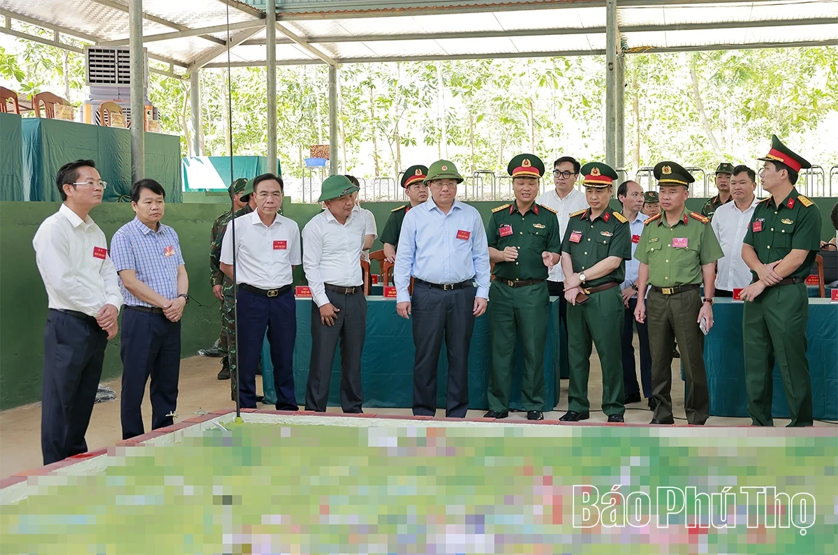 Luyện tập diễn tập tác chiến xã Đồng Lương trong khu vực phòng thủ năm 2026