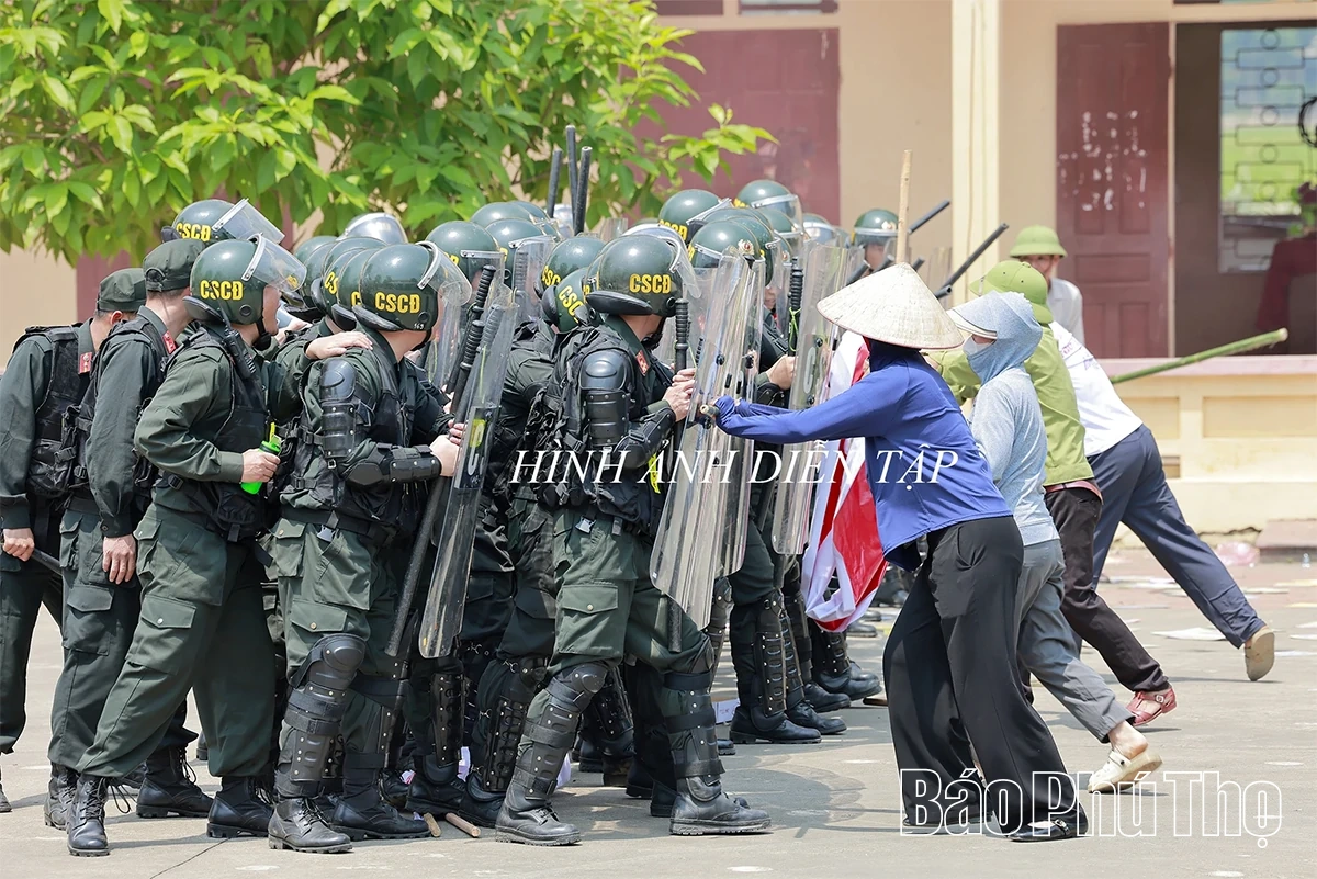 Luyện tập diễn tập tác chiến xã Đồng Lương trong khu vực phòng thủ năm 2026