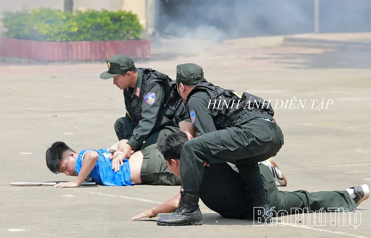 Luyện tập diễn tập tác chiến xã Đồng Lương trong khu vực phòng thủ năm 2026