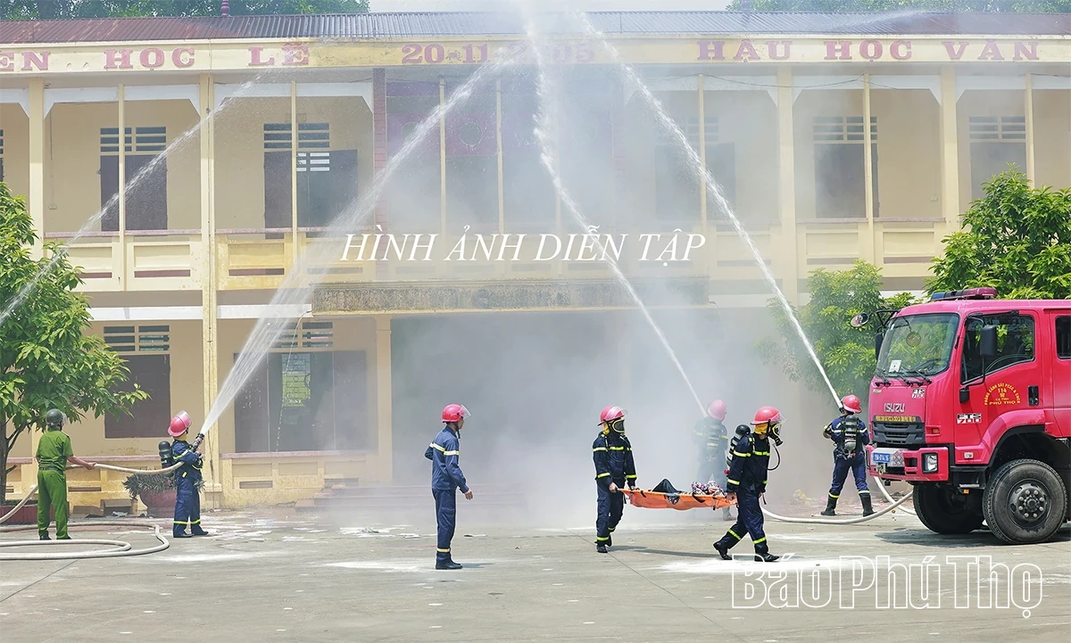 Luyện tập diễn tập tác chiến xã Đồng Lương trong khu vực phòng thủ năm 2026