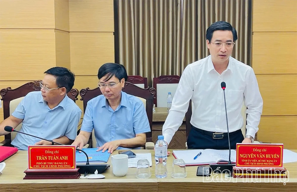 Giám sát đối với Ban Thường vụ Đảng ủy các phường Vĩnh Phúc và Vĩnh Yên