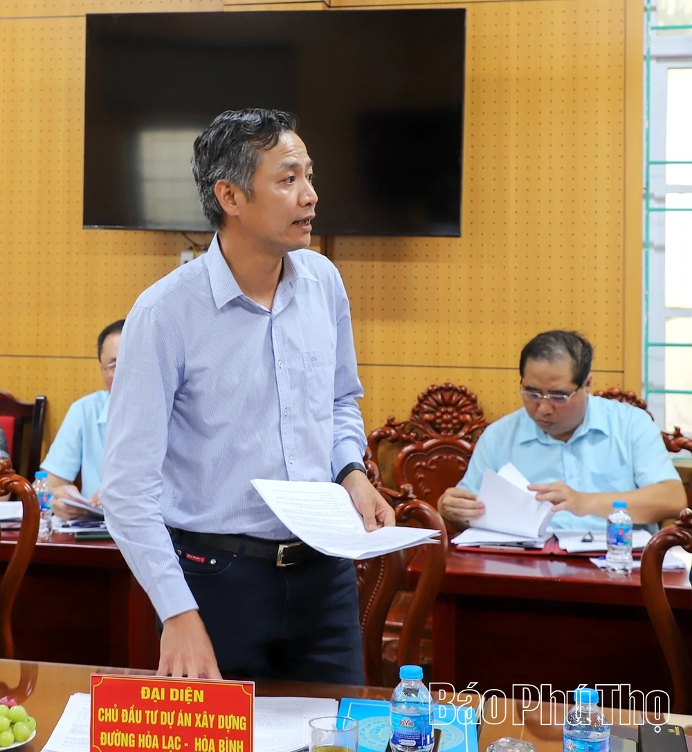 Tập trung tháo gỡ vướng mắc, tăng tốc các dự án giao thông trọng điểm khu vực Hòa Bình