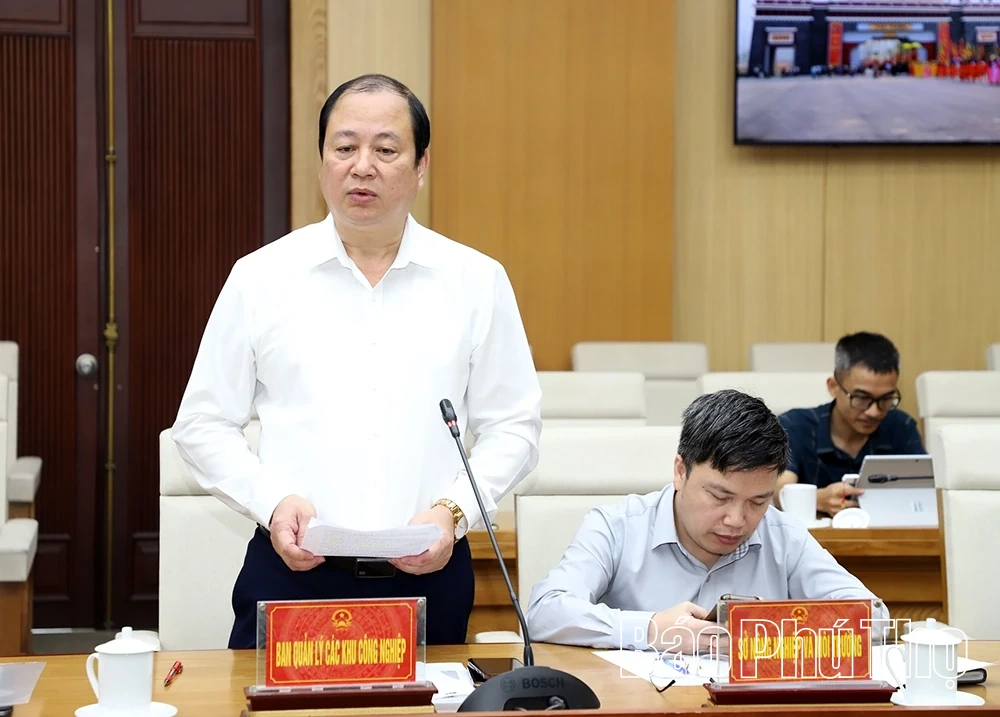 Đưa Dự án KCN Bình Xuyên - Yên Lạc II vào thực hiện cơ chế “luồng xanh 50%” 