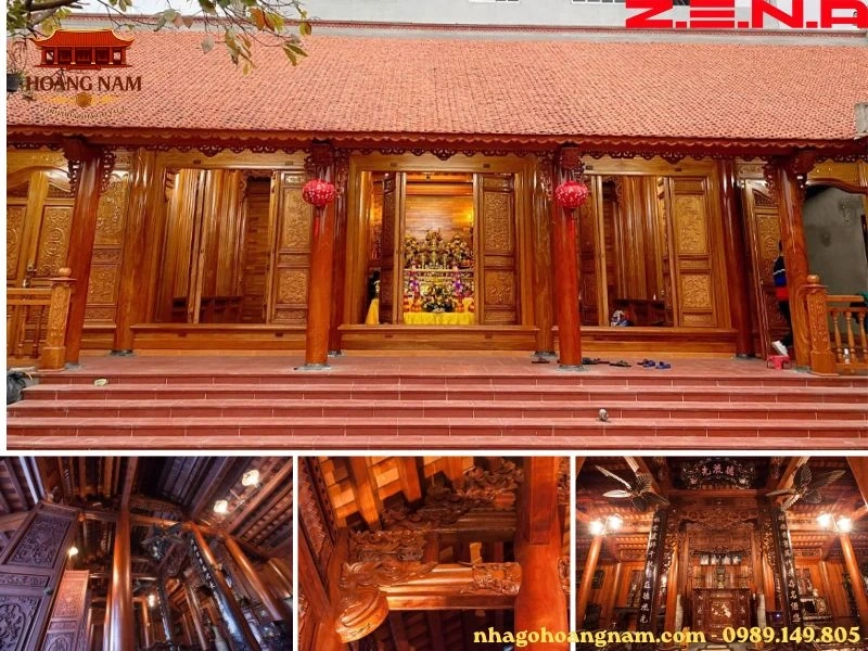 Báo Giá Thiết Kế Thi Công Nhà Gỗ 3 Gian, 5 Gian Trọn Gói