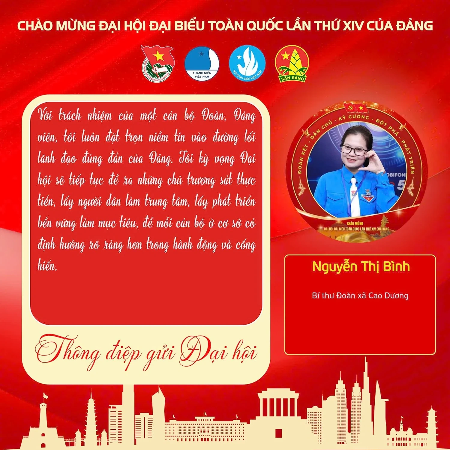Nghị quyết của Đảng, hành động của Đoàn
