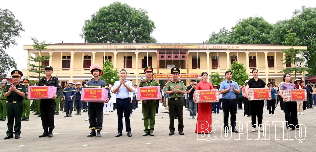 Khai mạc Diễn tập tác chiến xã Đồng Lương trong khu vực phòng thủ năm 2026