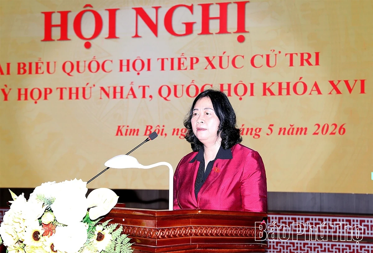 Chủ tịch Ủy ban Trung ương MTTQ Việt Nam và các ĐBQH tỉnh tiếp xúc cử tri 5 xã khu vực Kim Bôi