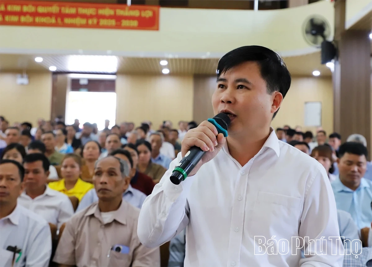Chủ tịch Ủy ban Trung ương MTTQ Việt Nam và các ĐBQH tỉnh tiếp xúc cử tri 5 xã khu vực Kim Bôi