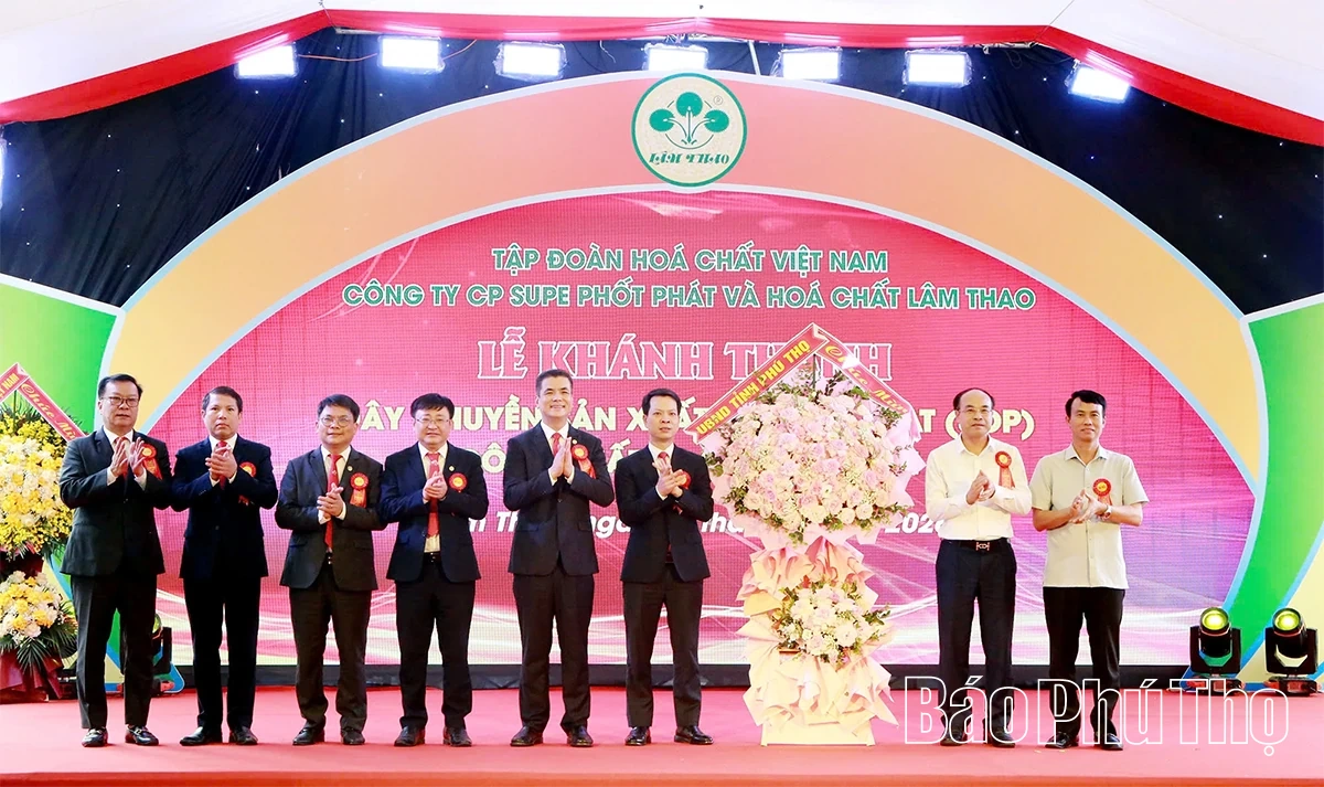 Supe Lâm Thao khánh thành Dây chuyền sản xuất Kali Sunphat (SOP)