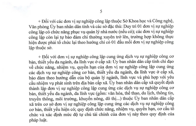 Chỉ đạo mới nhất của Chính phủ về sắp xếp đơn vị sự nghiệp, Ban Quản lý dự án, trường học...