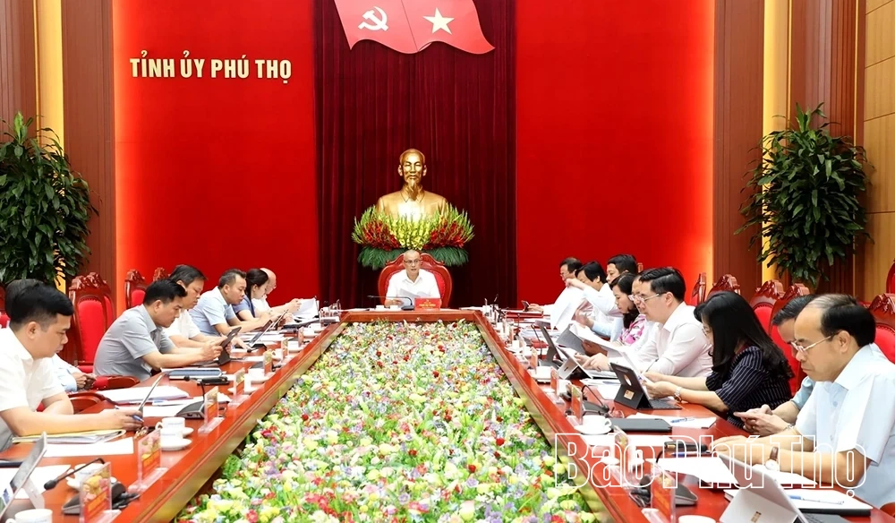 Ban Thường vụ Tỉnh ủy cho ý kiến vào chủ trương quy hoạch và đầu tư một số công trình, dự án