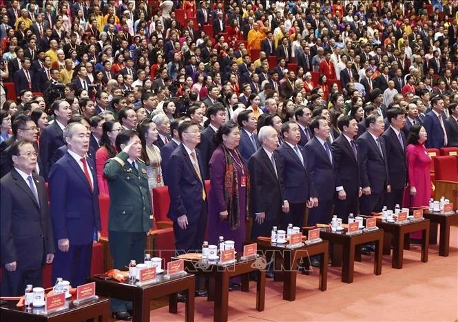Khai mạc trọng thể Đại hội đại biểu toàn quốc MTTQ Việt Nam lần thứ XI