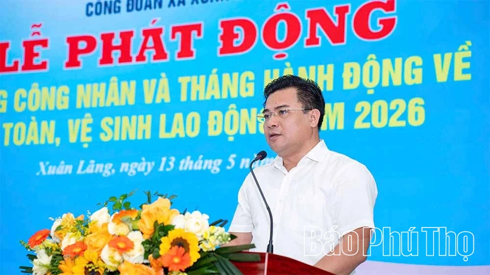 Xã Xuân Lãng phát động Tháng Công nhân năm 2026