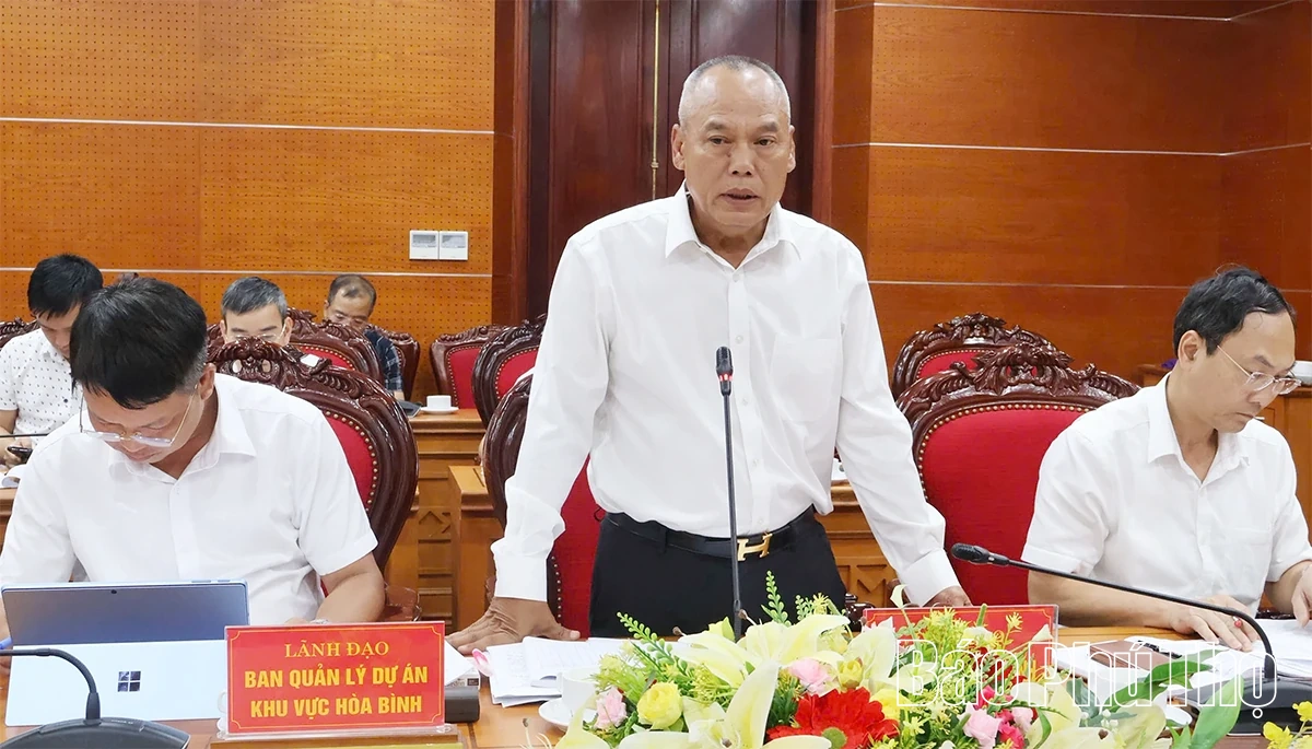 Tăng tốc giải ngân vốn đầu tư công các dự án khu vực Hòa Bình