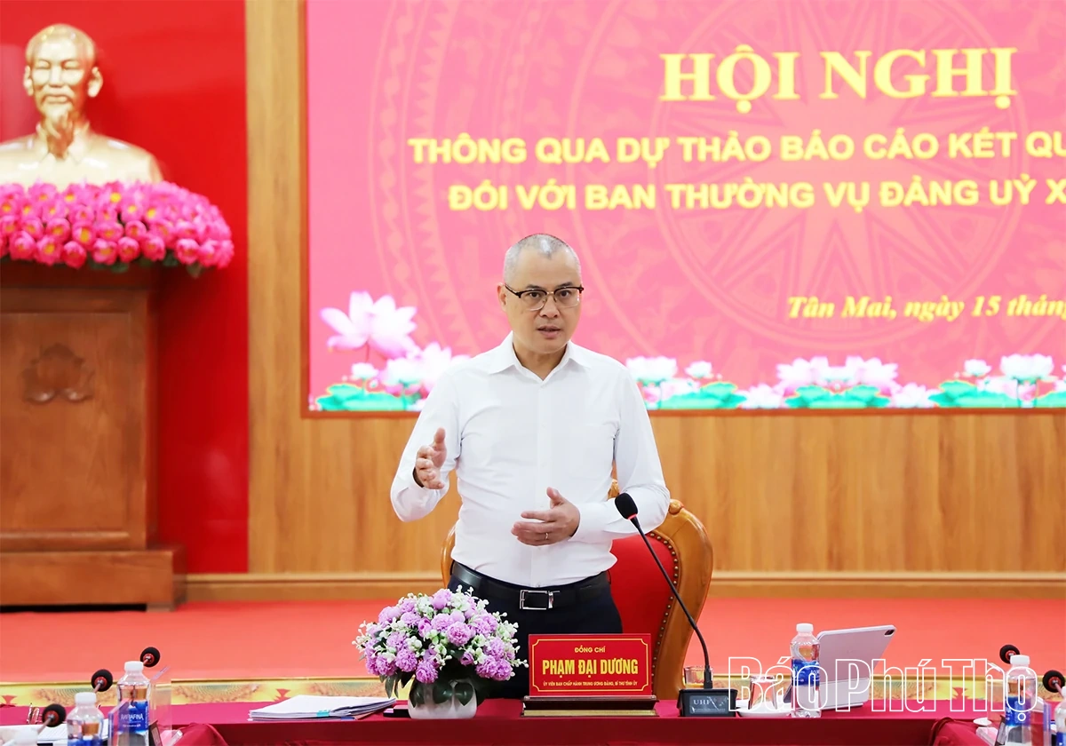 Bí thư Tỉnh ủy Phạm Đại Dương: Tân Mai phải biến tiềm năng thành động lực phát triển