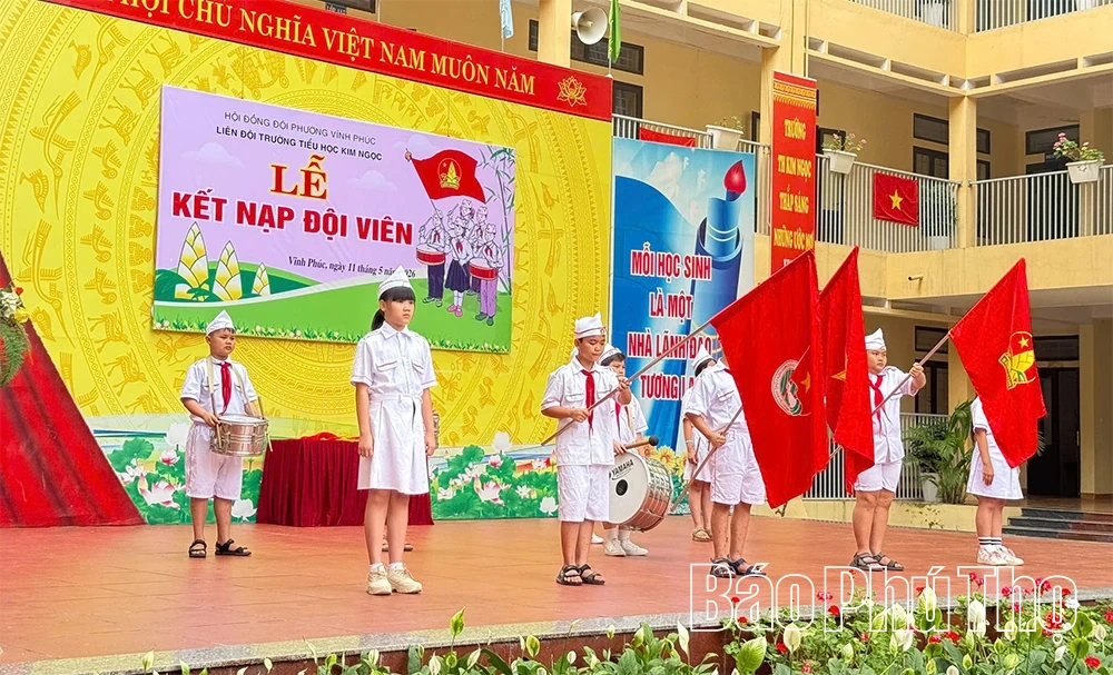 Thiếu nhi Đất Tổ vững bước dưới cờ Đội