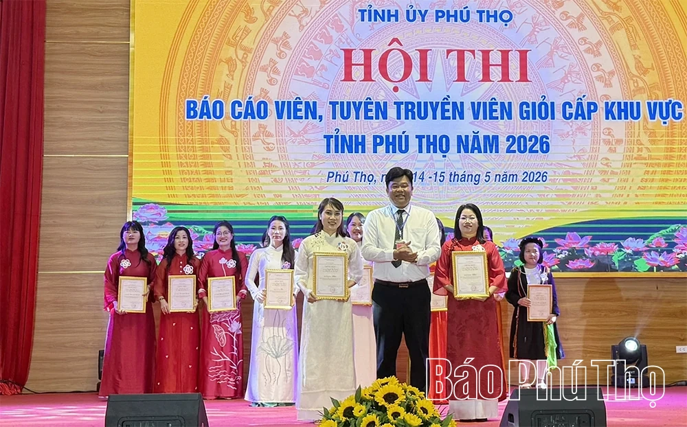Bế mạc Hội thi Báo cáo viên, Tuyên truyền viên giỏi cấp khu vực năm 2026