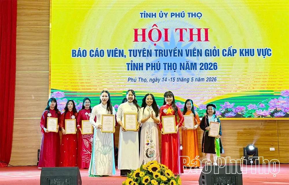 Bế mạc Hội thi Báo cáo viên, Tuyên truyền viên giỏi cấp khu vực năm 2026