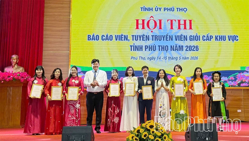Bế mạc Hội thi Báo cáo viên, Tuyên truyền viên giỏi cấp khu vực năm 2026