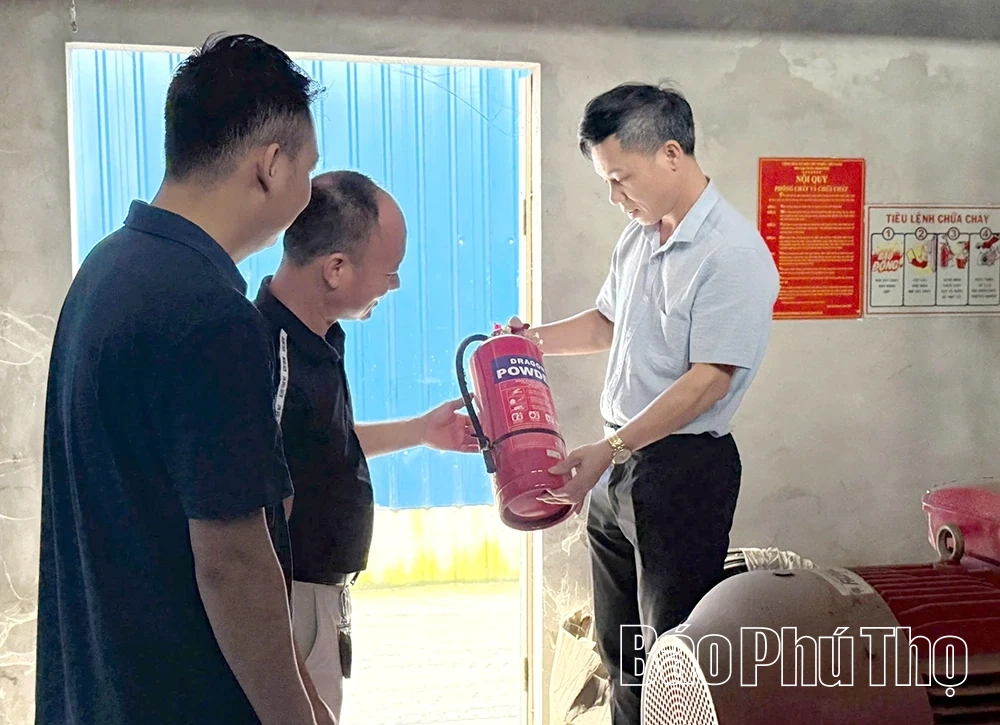 Hạ Hòa tăng cường đảm bảo an toàn lao động trong sản xuất
