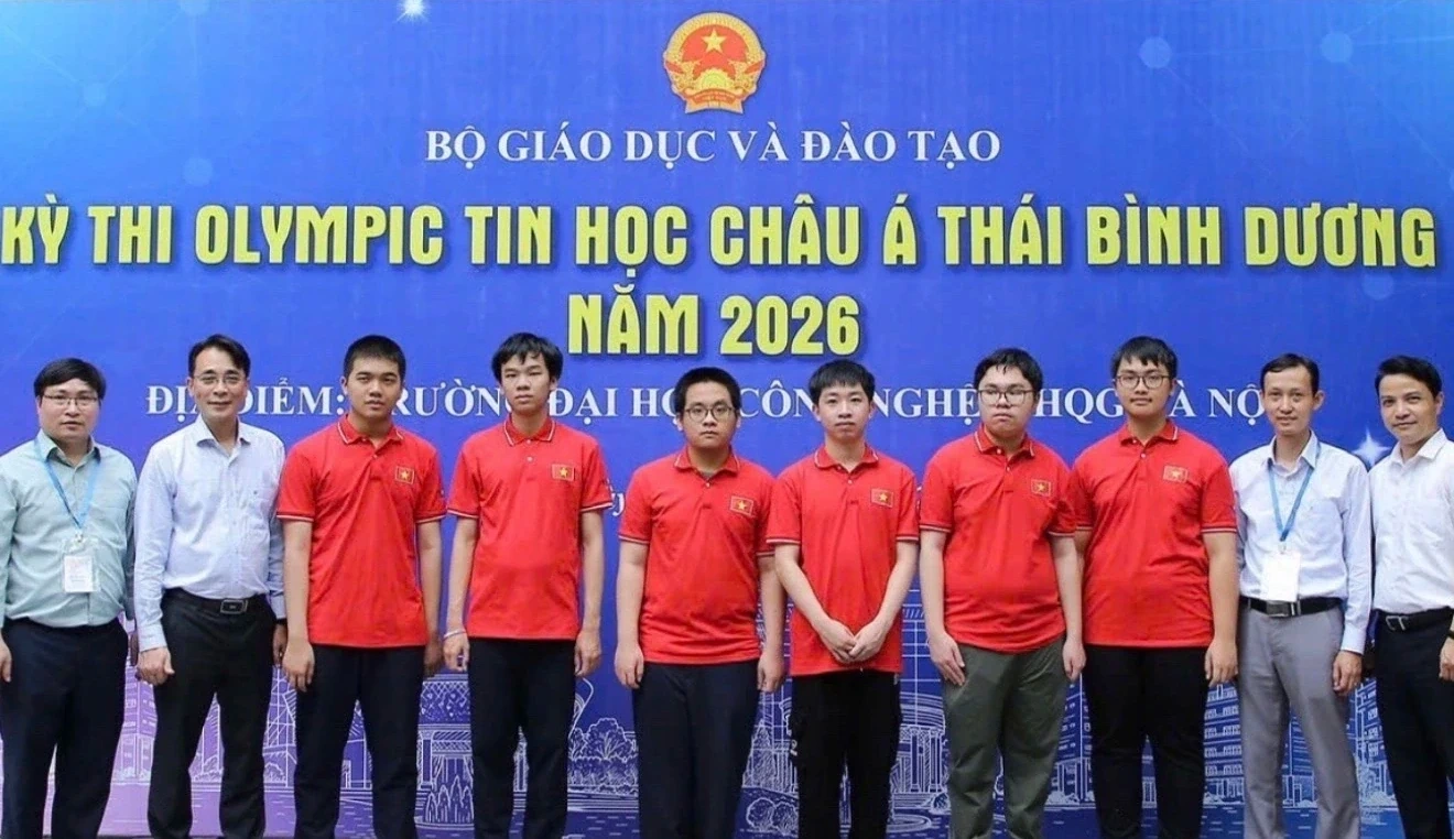 Học sinh Việt Nam giành 2 huy chương vàng Olympic tin học châu Á - Thái Bình Dương