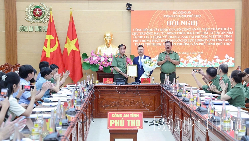 Triển khai dự án hơn 900 căn nhà ở cho lực lượng vũ trang CAND tại phường Việt Trì