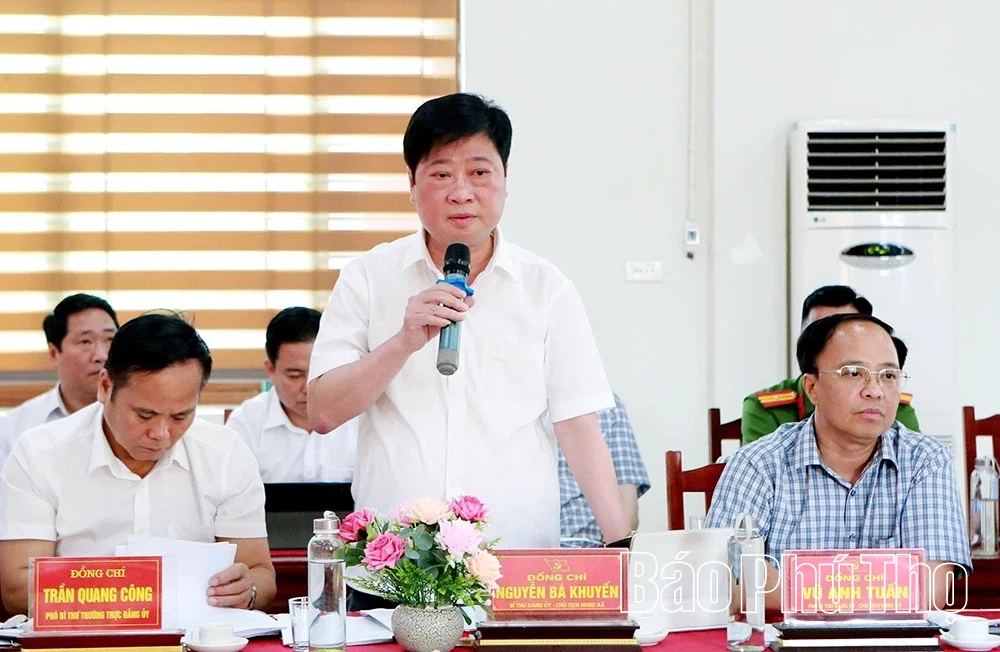 Giám sát chuyên đề đối với Ban Thường vụ Đảng ủy các xã Văn Miếu, Khả Cửu, Yên Sơn