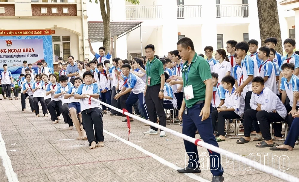 Gần 300 vận động viên tham gia Hội khỏe Phù Đổng xã Thổ Tang lần thứ I