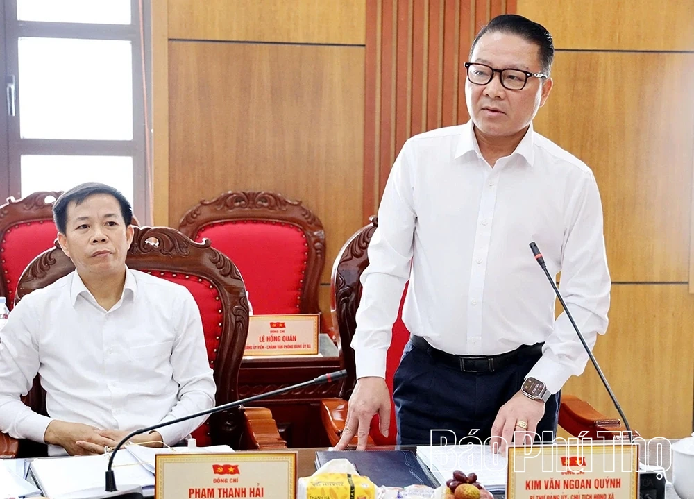 Thông qua dự thảo báo cáo giám sát Ban Thường vụ Đảng ủy các xã Bình Nguyên, Bình Tuyền, Xuân Lãng