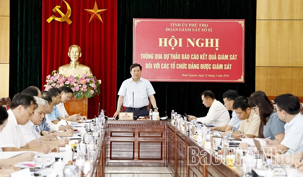 Thông qua dự thảo báo cáo giám sát Ban Thường vụ Đảng ủy các xã Bình Nguyên, Bình Tuyền, Xuân Lãng
