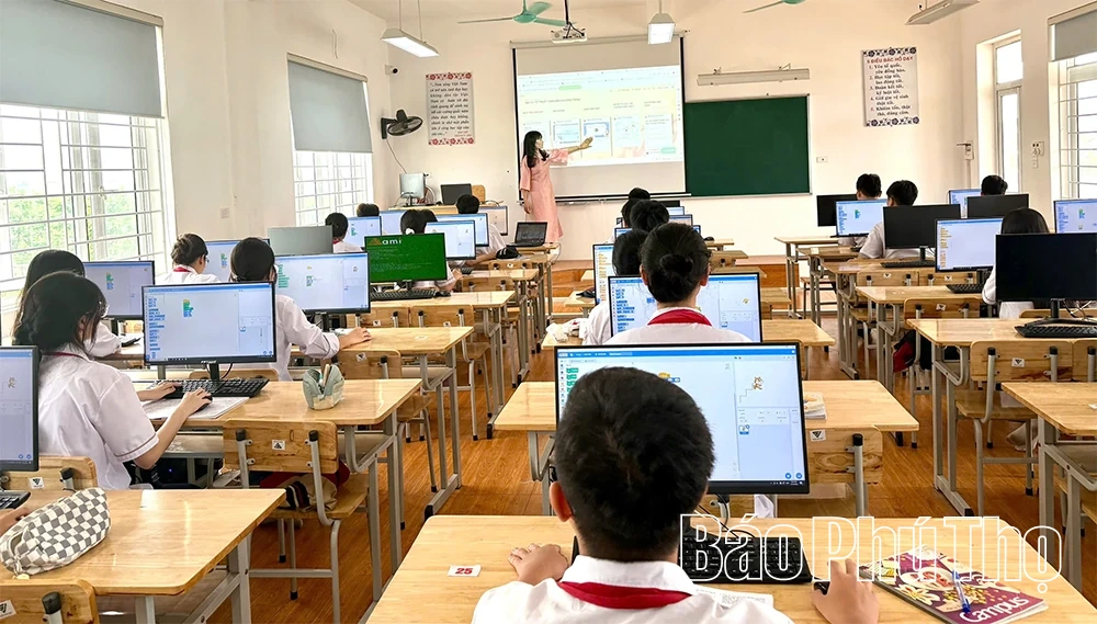 Cô giáo Nguyễn Thị Thu Phương đổi mới từng tiết học trong kỷ nguyên số
