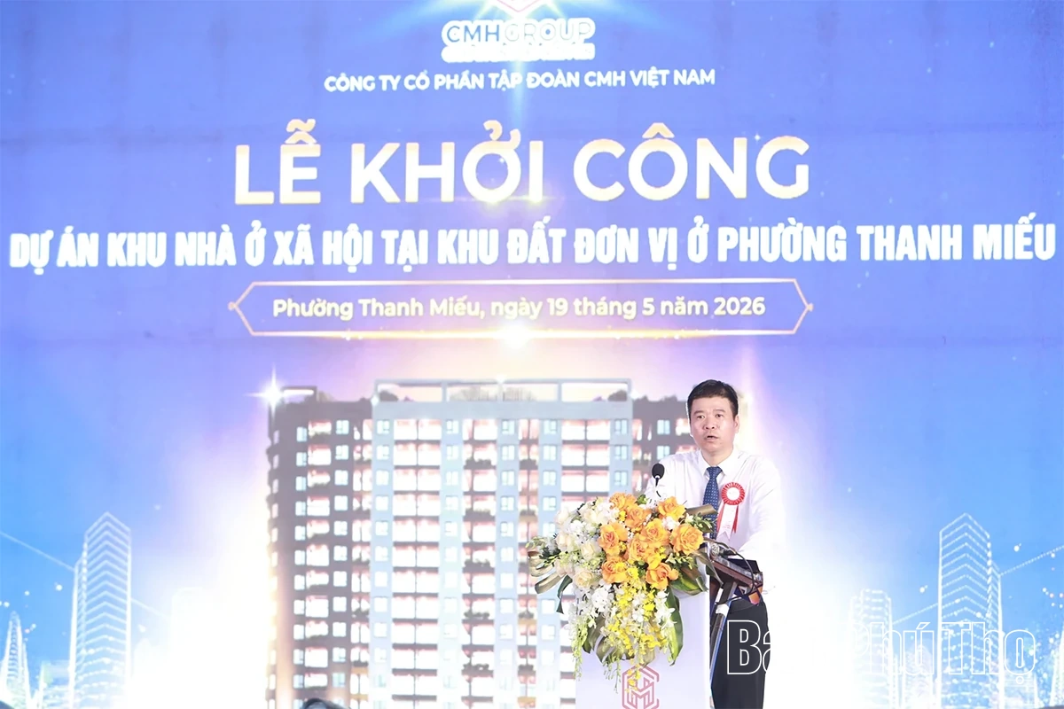 Khởi công Dự án khu nhà ở xã hội tại phường Thanh Miếu