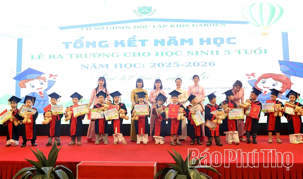 Cơ sở giáo dục mầm non Độc lập Kids Garden tổng kết năm học và vui Tết Thiếu nhi