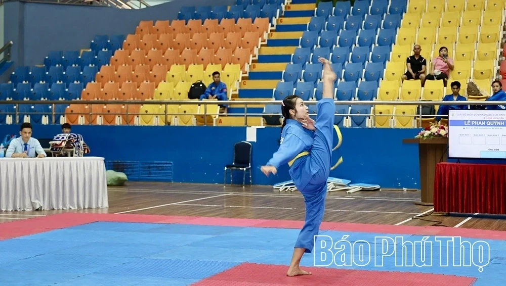 Nearly 100 Athletes Compete in the Phu Tho Province Vovinam Club Championship