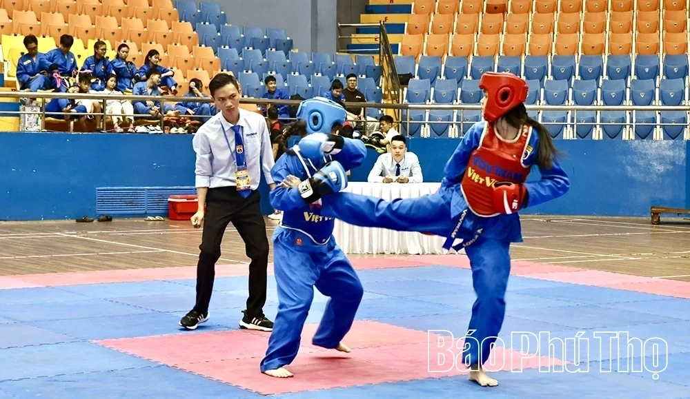 Nearly 100 Athletes Compete in the Phu Tho Province Vovinam Club Championship