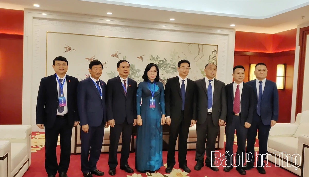 Đoàn đại biểu tỉnh Phú Thọ thăm, làm việc tại thành phố Bạc Châu và Tập đoàn Xây dựng Thái Bình Dương tại thành phố Thượng Hải (Trung Quốc)