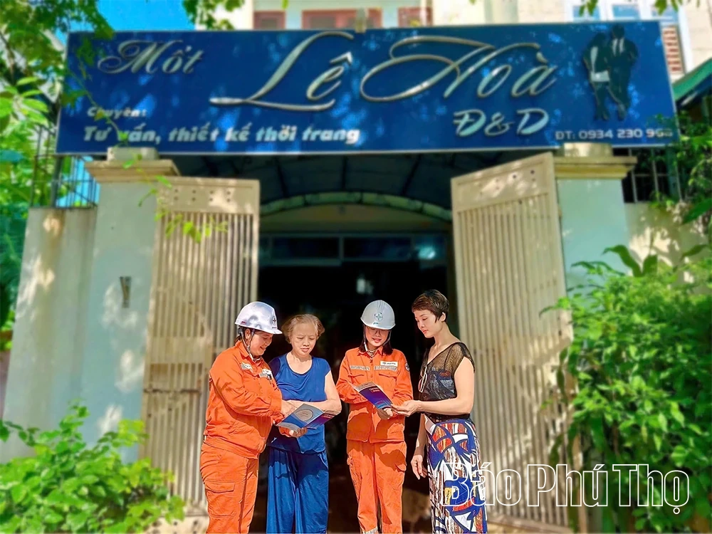 Điện lực Vĩnh Yên đẩy mạnh tuyên truyền sử dụng điện an toàn, tiết kiệm