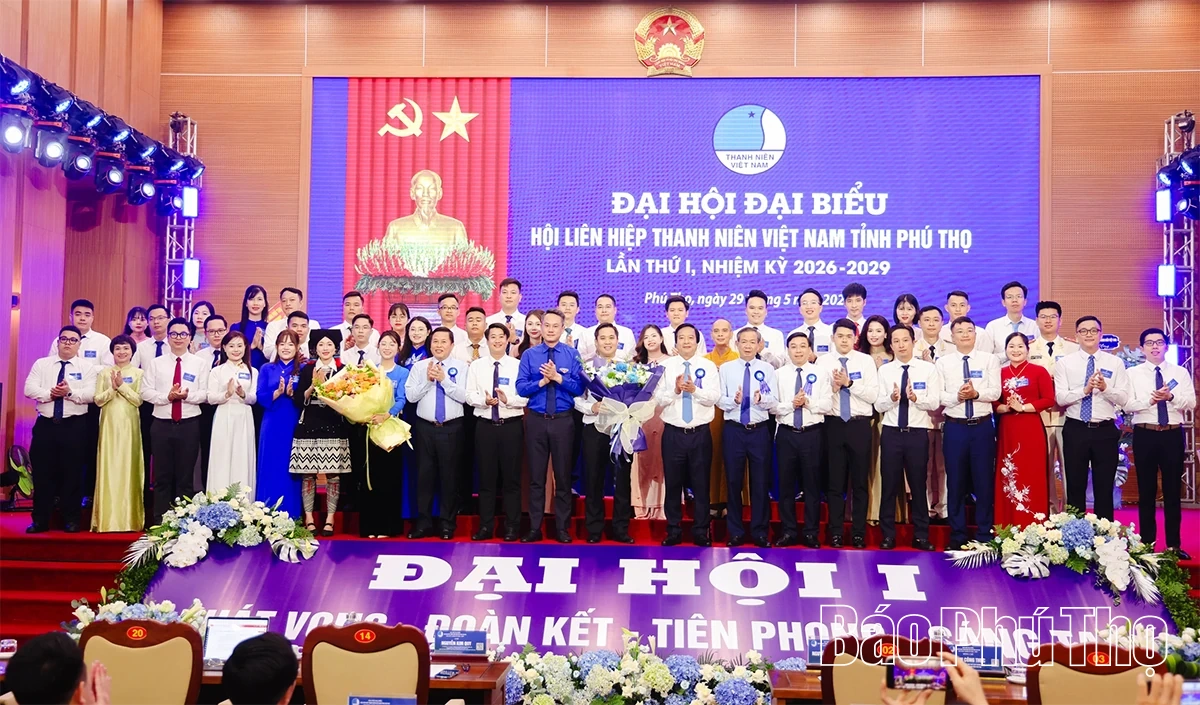 Đại hội đại biểu Hội LHTN Việt Nam tỉnh Phú Thọ lần thứ I thành công tốt đẹp