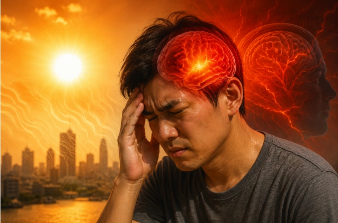 Nóng não trong mùa hè: Dấu hiệu nguy hiểm và cách phòng ngừa