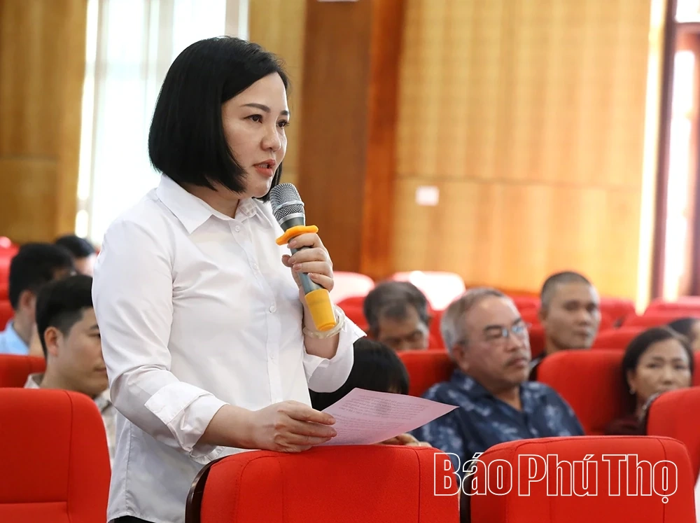 Thông tin đến người dân về việc triển khai dự án xây dựng Trường THPT Chuyên Hoàng Văn Thụ