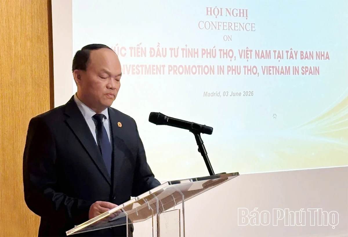 Phu Tho Province Hosts Investment Promotion Conference in Madrid, Expanding Alliances with Spanish Enterprises