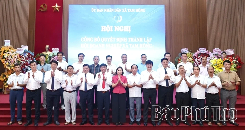 Công bố quyết định thành lập Hội Doanh nghiệp xã Tam Hồng