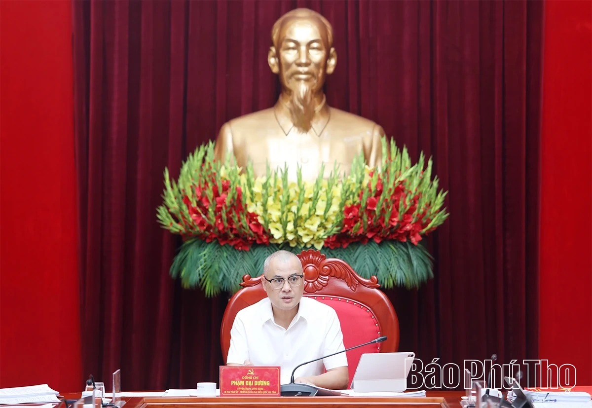 Ban Thường vụ Tỉnh ủy xem xét, cho ý kiến một số nội dung quan trọng