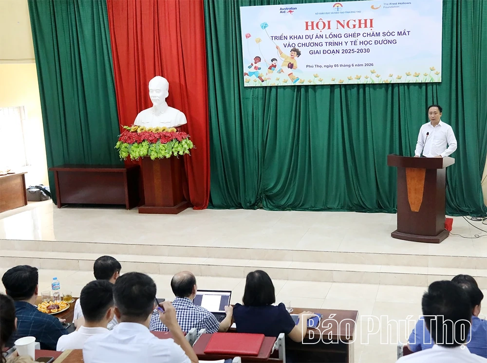 Triển khai dự án lồng ghép chăm sóc mắt vào chương trình y tế học đường, giai đoạn 2025 - 2030