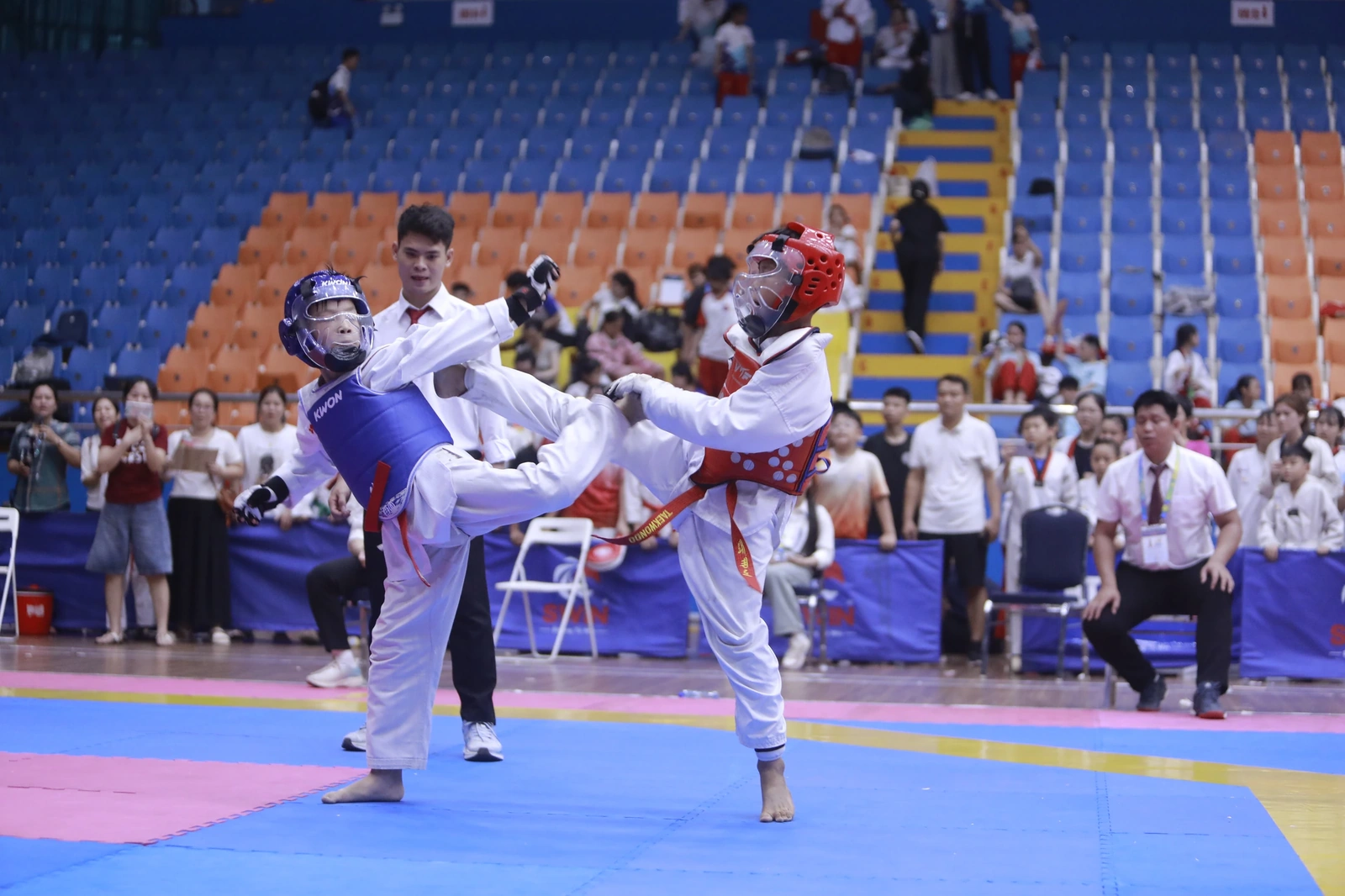 Gần 900 vận động viên tham dự Giải cúp liên đoàn Taekwondo tỉnh Phú Thọ mở rộng