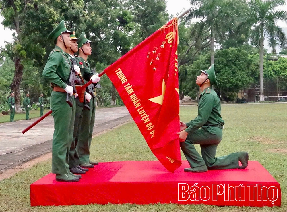 Trung tâm Huấn luyện Bộ đội Biên phòng tổ chức Lễ tuyên thệ chiến sĩ mới năm 2026