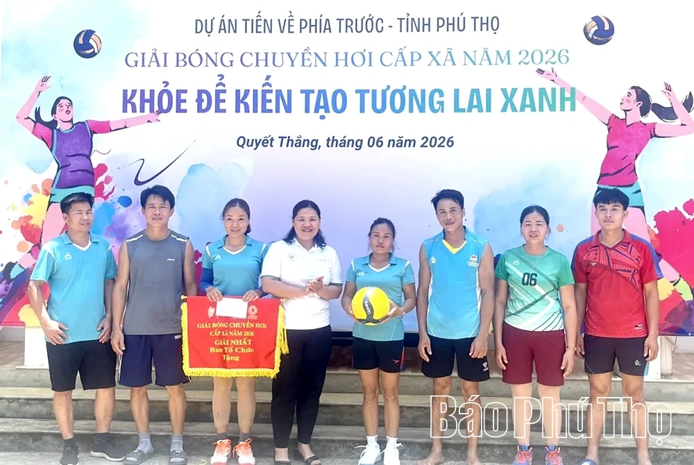 Quyết Thắng tổ chức Hội thi Tuyên truyền viên giỏi và Giải bóng chuyền hơi năm 2026